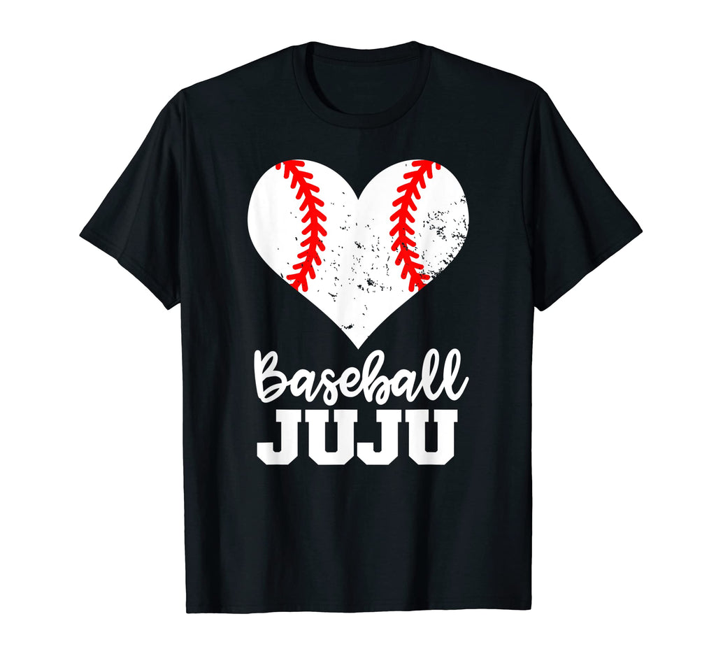 Baseball Juju Funny Baseball Heart T-Shirt - Unique Graphic Men Women - T-Shirt, Sweatshirt, Hoodie
