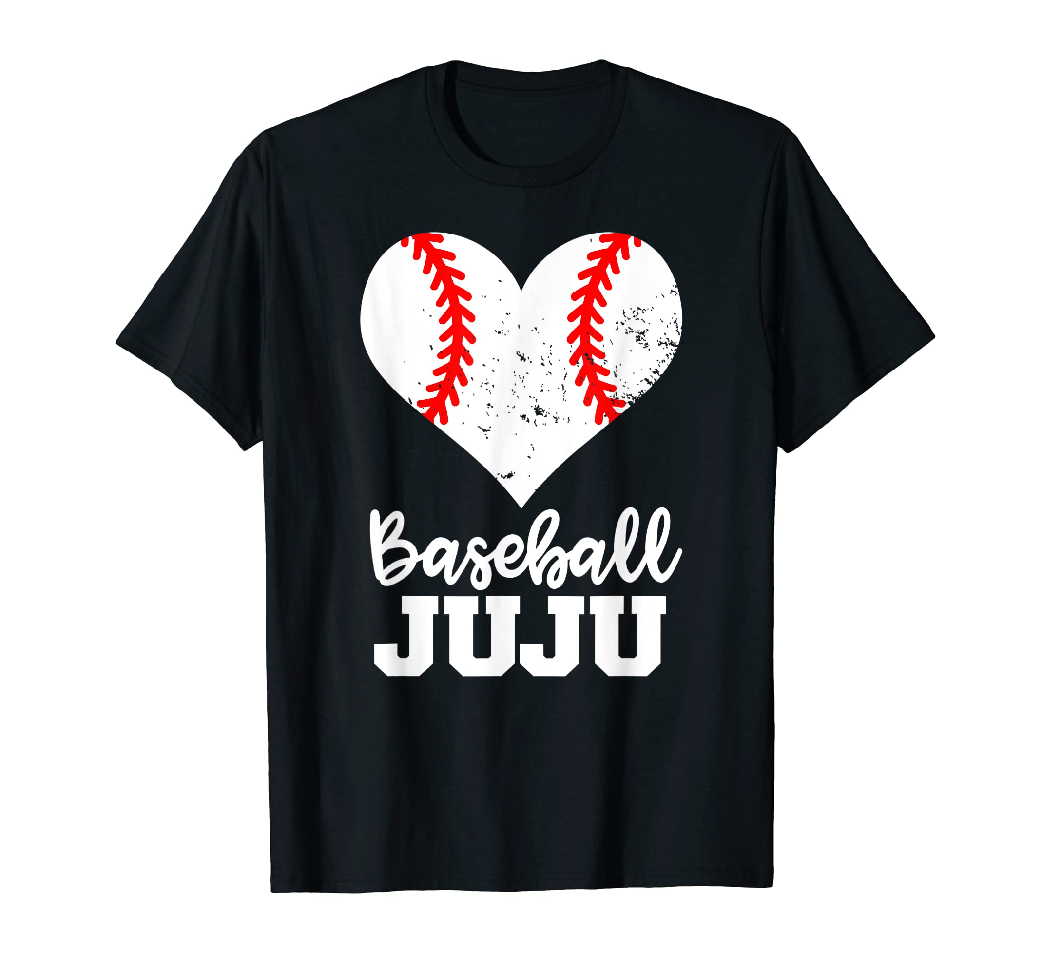 Baseball Juju Funny Baseball Heart T-Shirt - Unique Graphic Men Women - T-Shirt, Sweatshirt, Hoodie