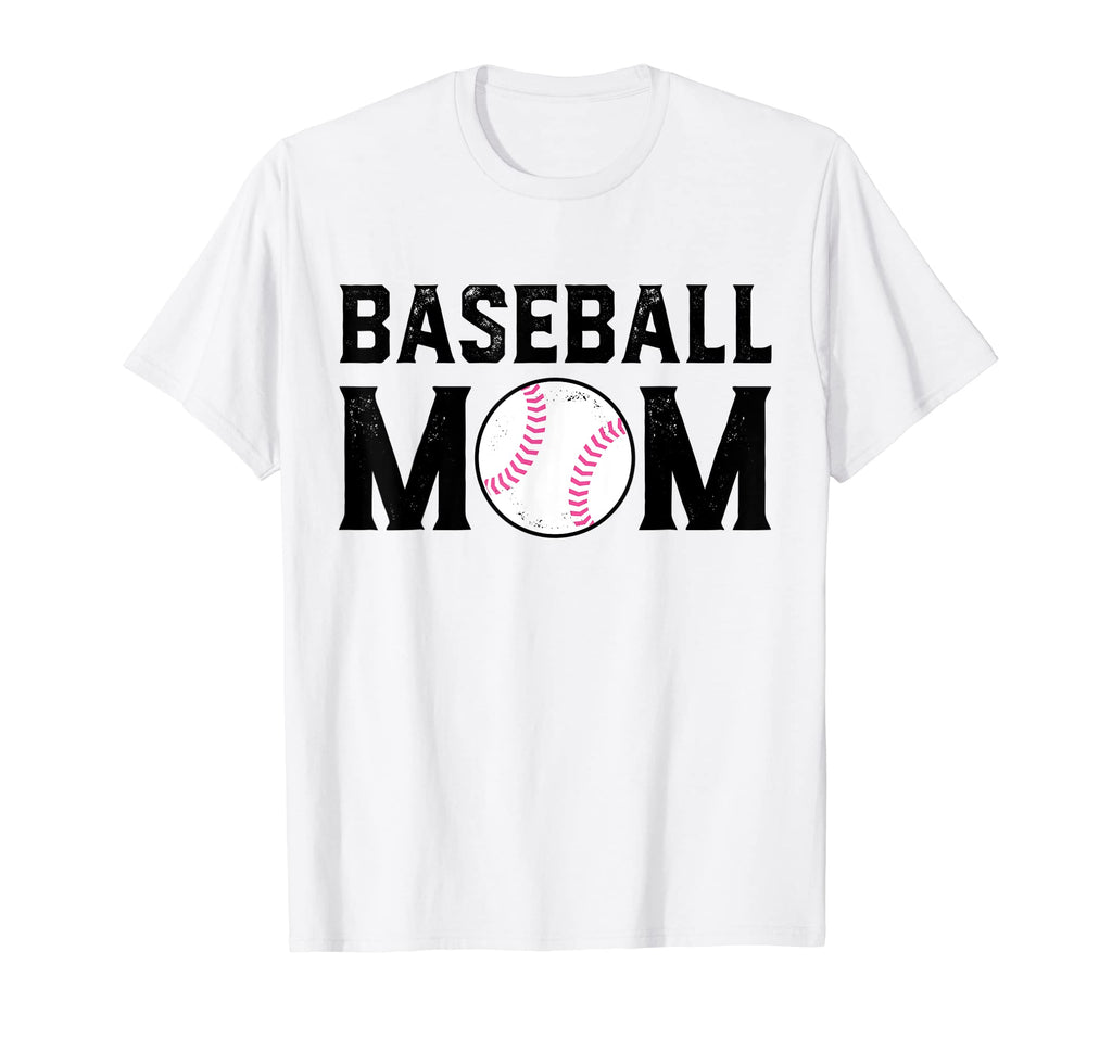 Baseball Mom Mommy Mama Mothers Day T-Shirt - Aesthetic Graphic Men Women - T-Shirt, Sweatshirt, Hoodie