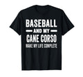 Baseball And My Cane Corso Mama Dog T-Shirt - Minimalist Print for Adults - T-Shirt, Sweatshirt, Hoodie