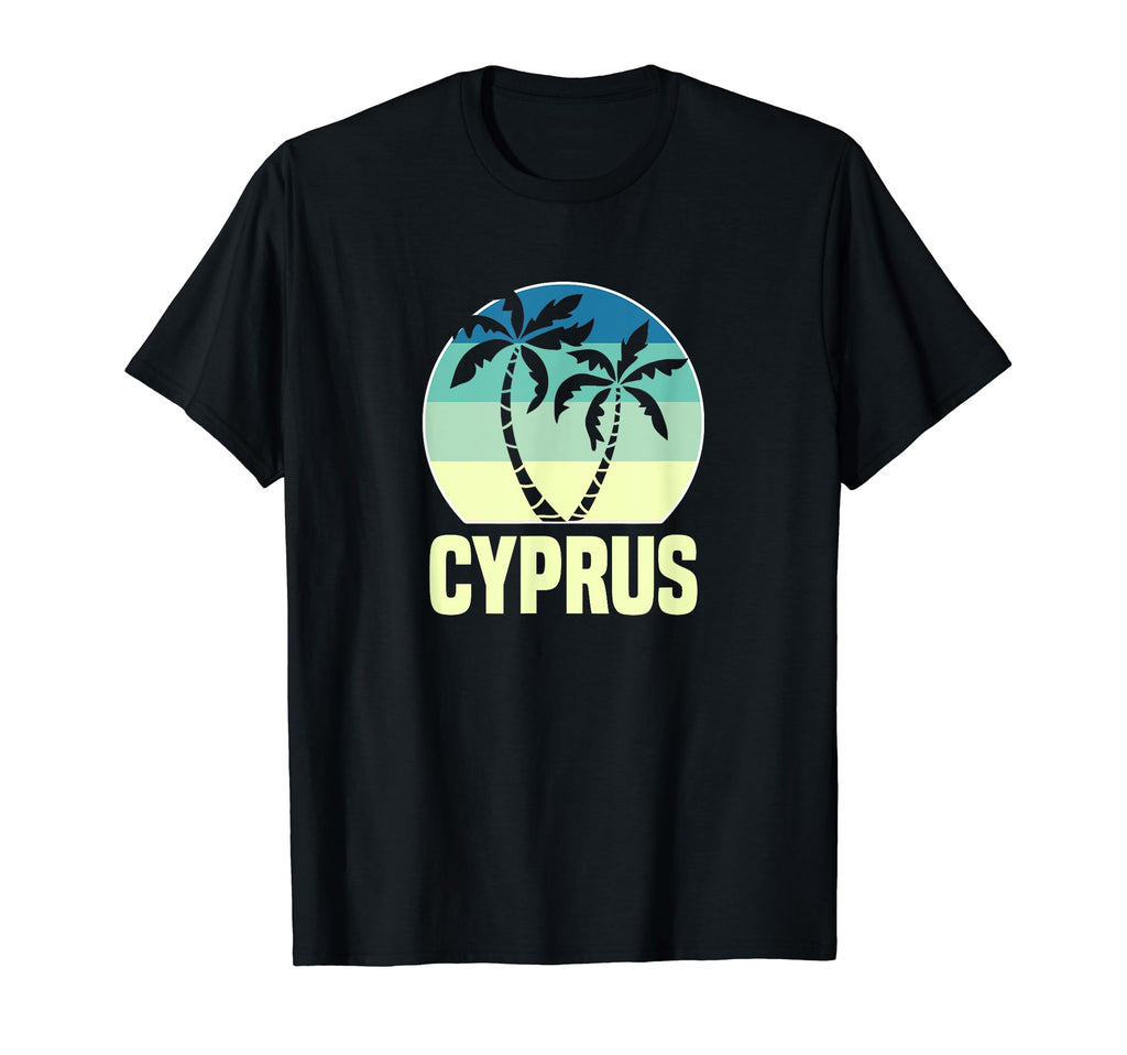 Cyprus Sunset Palm Tree T-Shirt - Trendy Graphic Men Women - T-Shirt, Sweatshirt, Hoodie