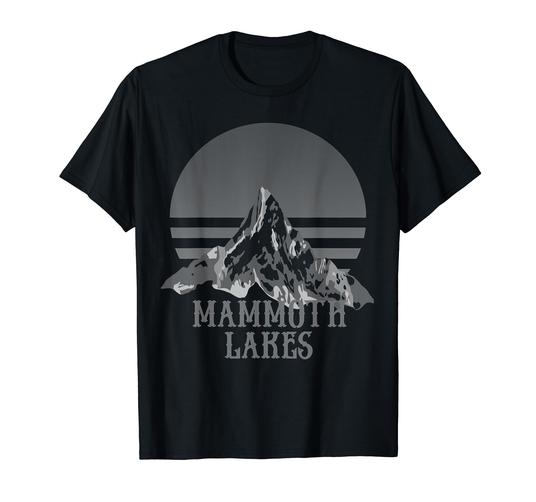Mammoth Lakes Distressed Mountains T-Shirt - Trendy Graphic for Adults - T-Shirt, Sweatshirt, Hoodie
