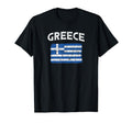 Greece Flag Distressed Greek Flag T-Shirt - Casual Everyday Wear Men Women - T-Shirt, Sweatshirt, Hoodie