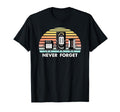 Never Forget Media Floppy Disk Vhs T-Shirt - Custom Art Print Men Women - T-Shirt, Sweatshirt, Hoodie