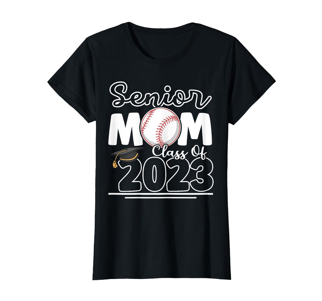 Senior Mom Class 2023 Baseball T-Shirt - Unique Graphic for Adults - T-Shirt, Sweatshirt, Hoodie