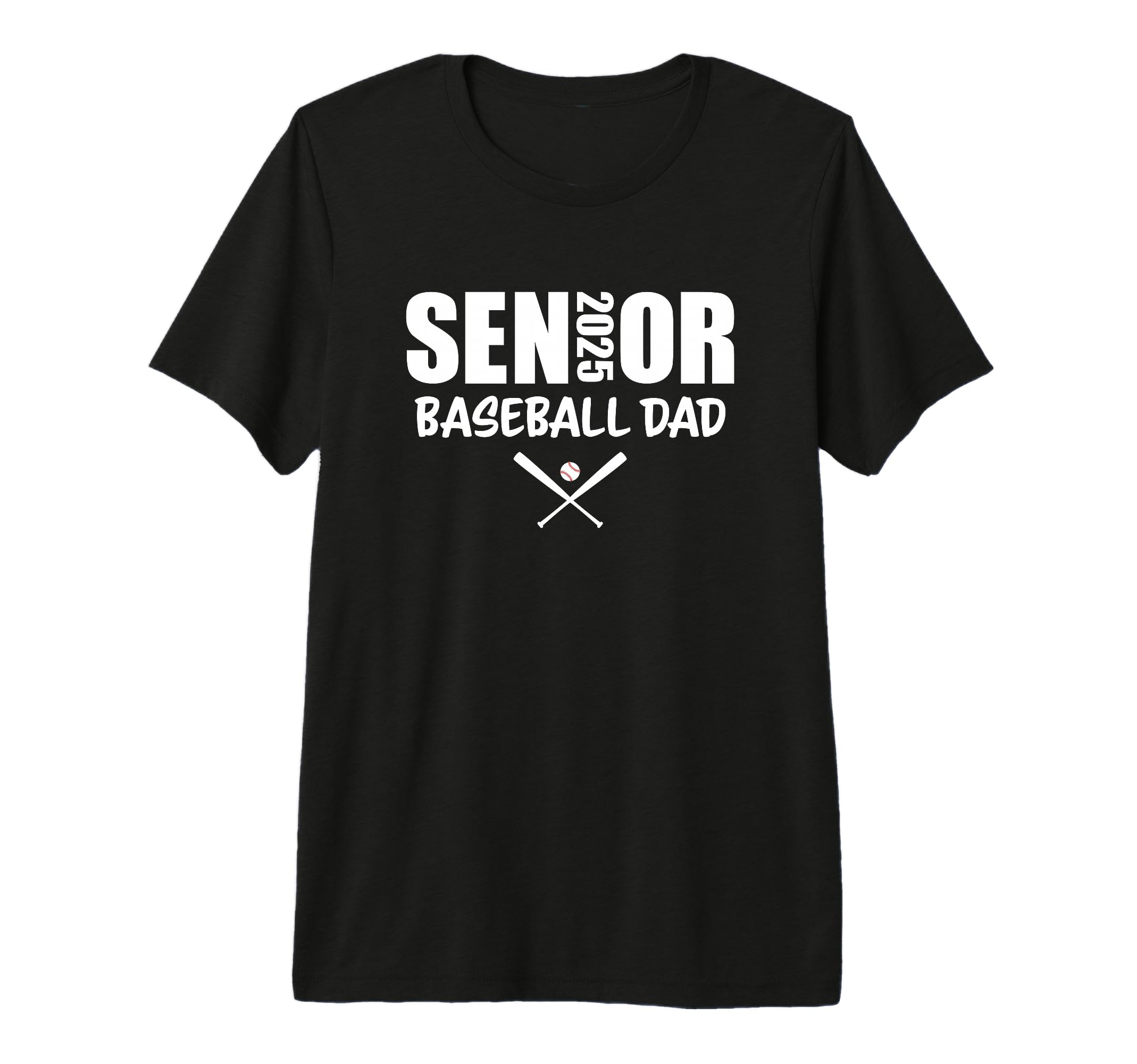 Senior Baseball Dad 2025 Team T-Shirt - Casual Everyday Wear Men Women - T-Shirt, Sweatshirt, Hoodie