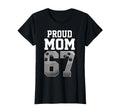 Womens Proud Mom Bowling Player Number 67 T-Shirt - Graphic Print Unisex - T-Shirt, Sweatshirt, Hoodie
