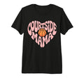Courtside Mama Basketball Mom Game Day T-Shirt - Graphic Print Men Women - T-Shirt, Sweatshirt, Hoodie