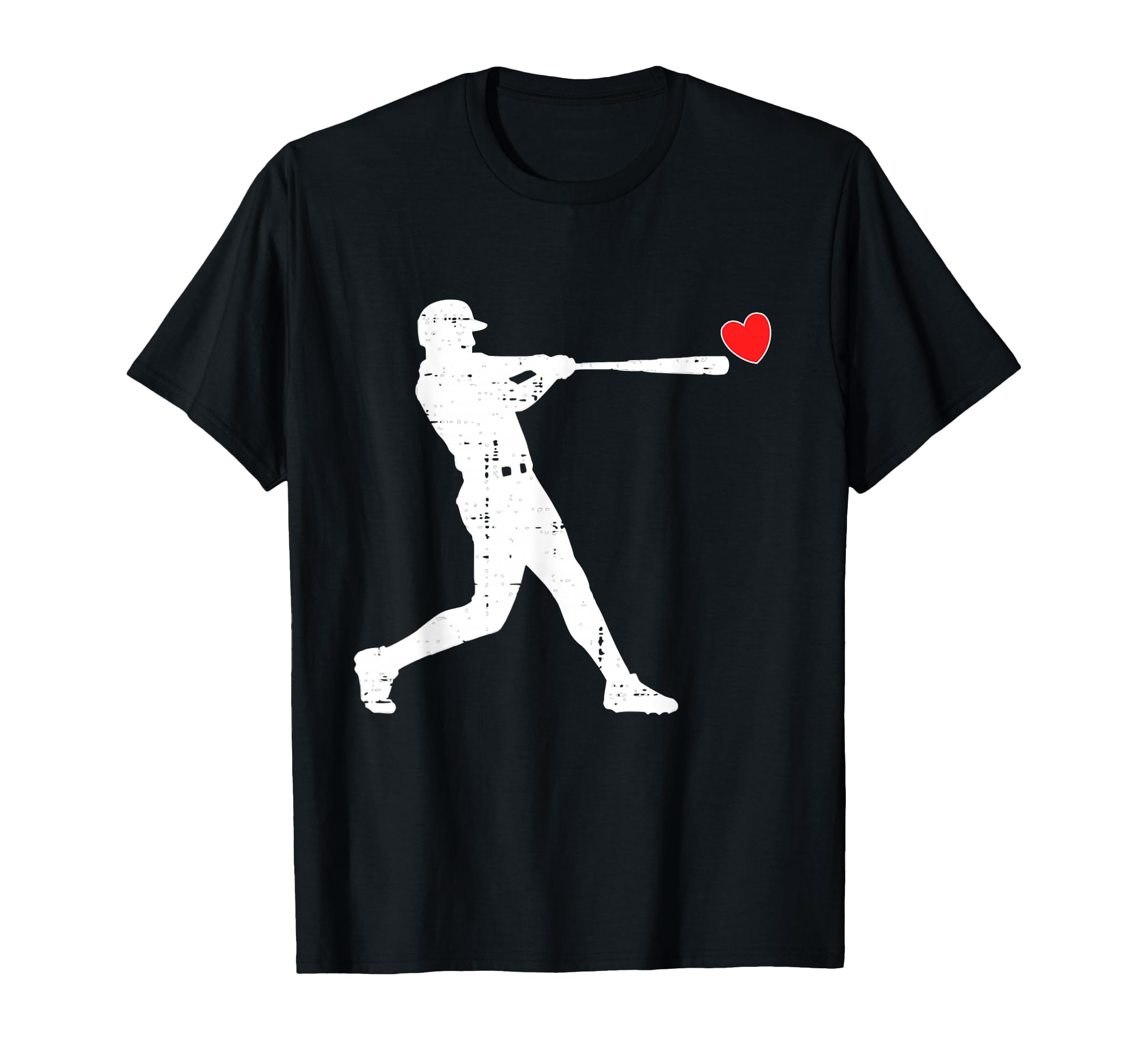 Baseball Love Heart Bat Players And T-Shirt - Fun Novelty Design Men Women - T-Shirt, Sweatshirt, Hoodie