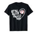Little Sister Biggest Fan Baseball T-Shirt - Graphic Print for Adults - T-Shirt, Sweatshirt, Hoodie