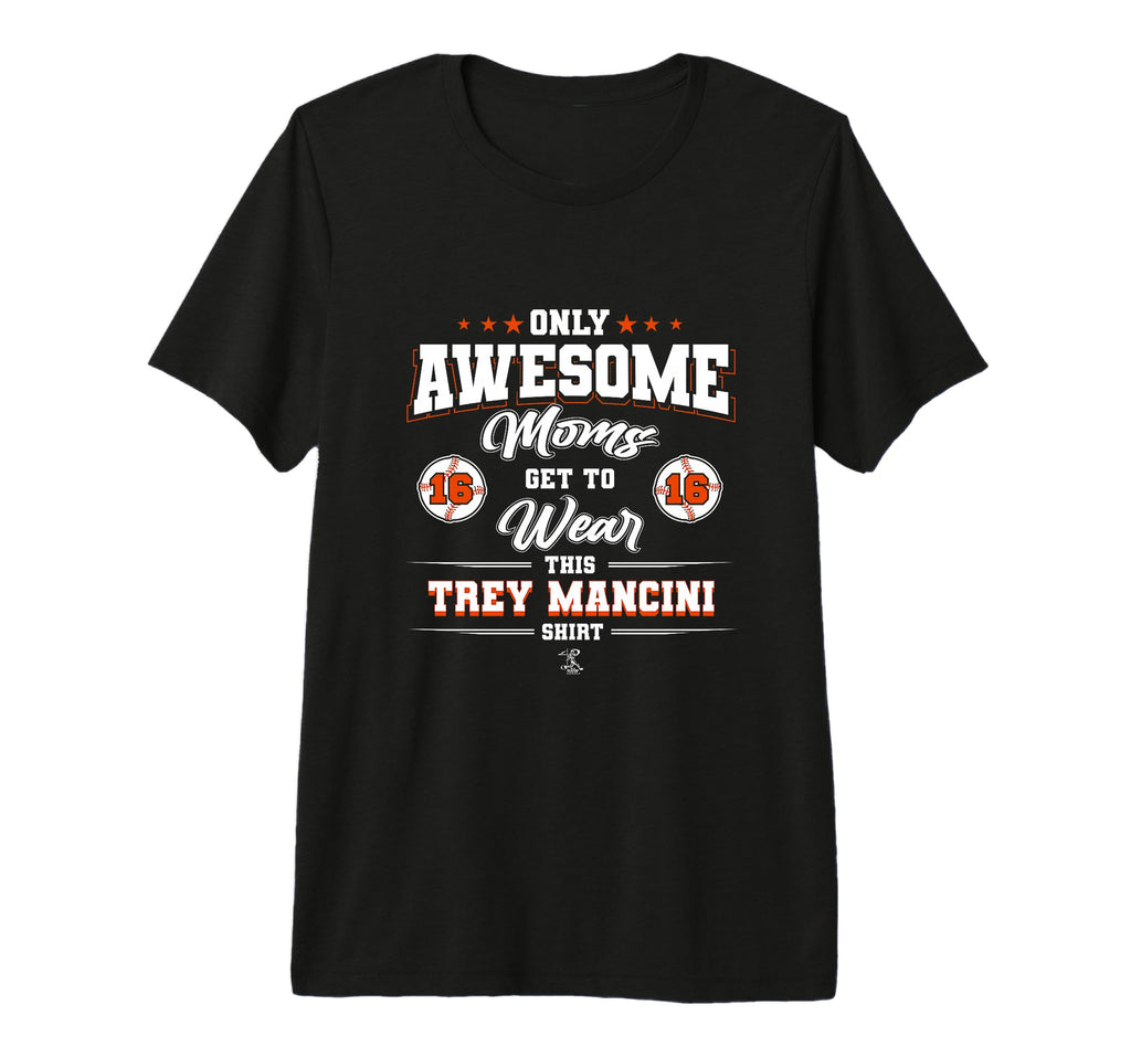 Trey Mancini Awesome Moms Tri Blend T-Shirt - Graphic Print Men Women - T-Shirt, Sweatshirt, Hoodie