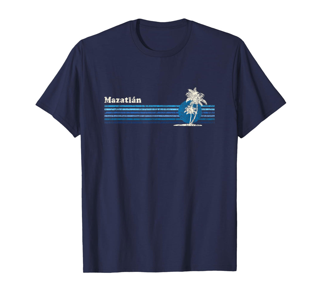 Mazatlan 80S Palm Trees Sunset T-Shirt - Streetwear Style Unisex - T-Shirt, Sweatshirt, Hoodie