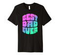 Best Dad Ever Seventies Typography T-Shirt - Minimalist Print Men Women - T-Shirt, Sweatshirt, Hoodie