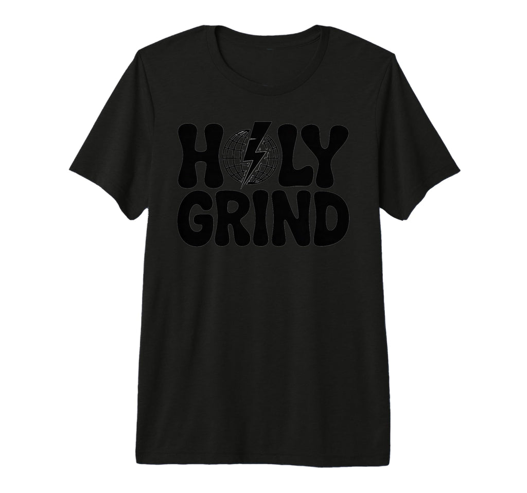 Holy Grind 1970S Bold Typography Tri T-Shirt - Custom Art Print for Adults - T-Shirt, Sweatshirt, Hoodie