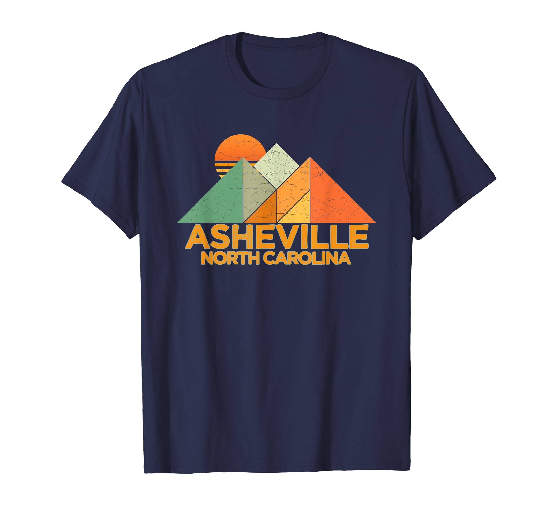 Asheville North Carolina Distressed T-Shirt - Graphic Print for Adults - T-Shirt, Sweatshirt, Hoodie