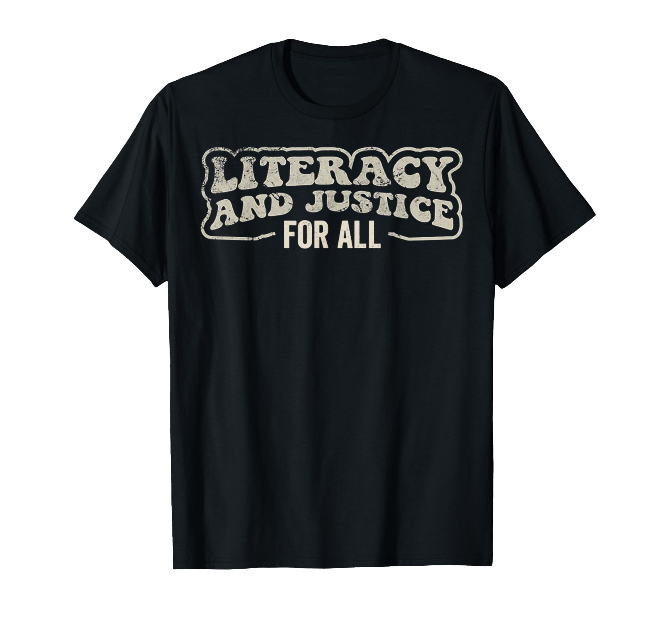 Literacy And Justice All 70S T-Shirt - Aesthetic Graphic Men Women - T-Shirt, Sweatshirt, Hoodie
