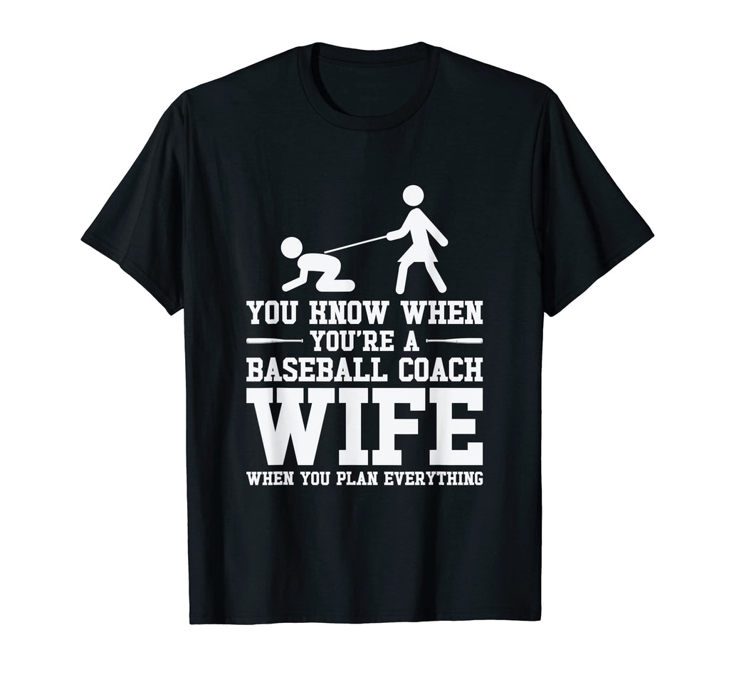 Baseball Coach Wife Professional T-Shirt - Casual Everyday Wear for Adults - T-Shirt, Sweatshirt, Hoodie