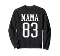 Number 83 Mama Biggest Fan Spirit Wear Sweatshirt - Trendy Graphic Unisex - T-Shirt, Sweatshirt, Hoodie