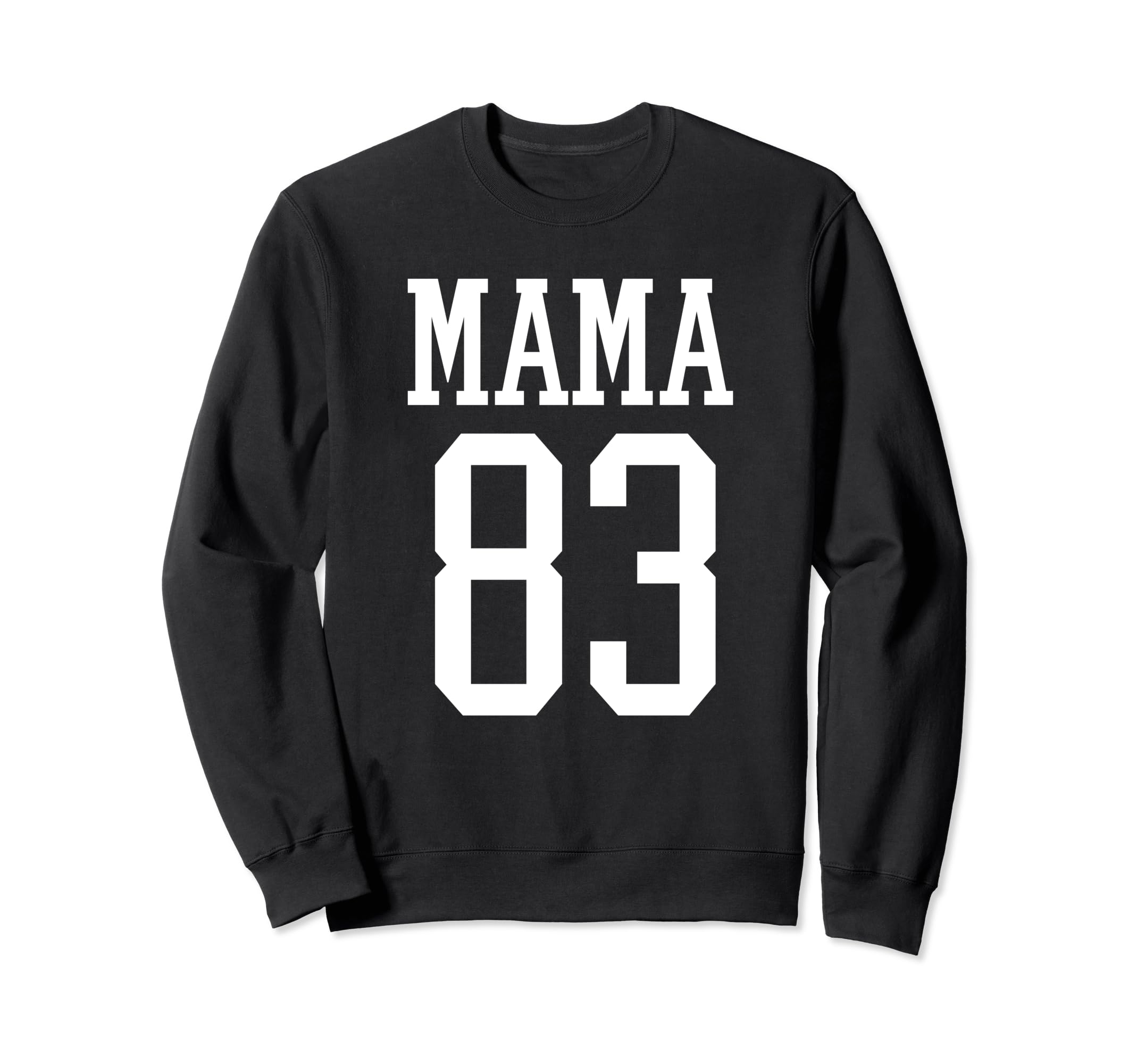 Number 83 Mama Biggest Fan Spirit Wear Sweatshirt - Trendy Graphic Unisex - T-Shirt, Sweatshirt, Hoodie