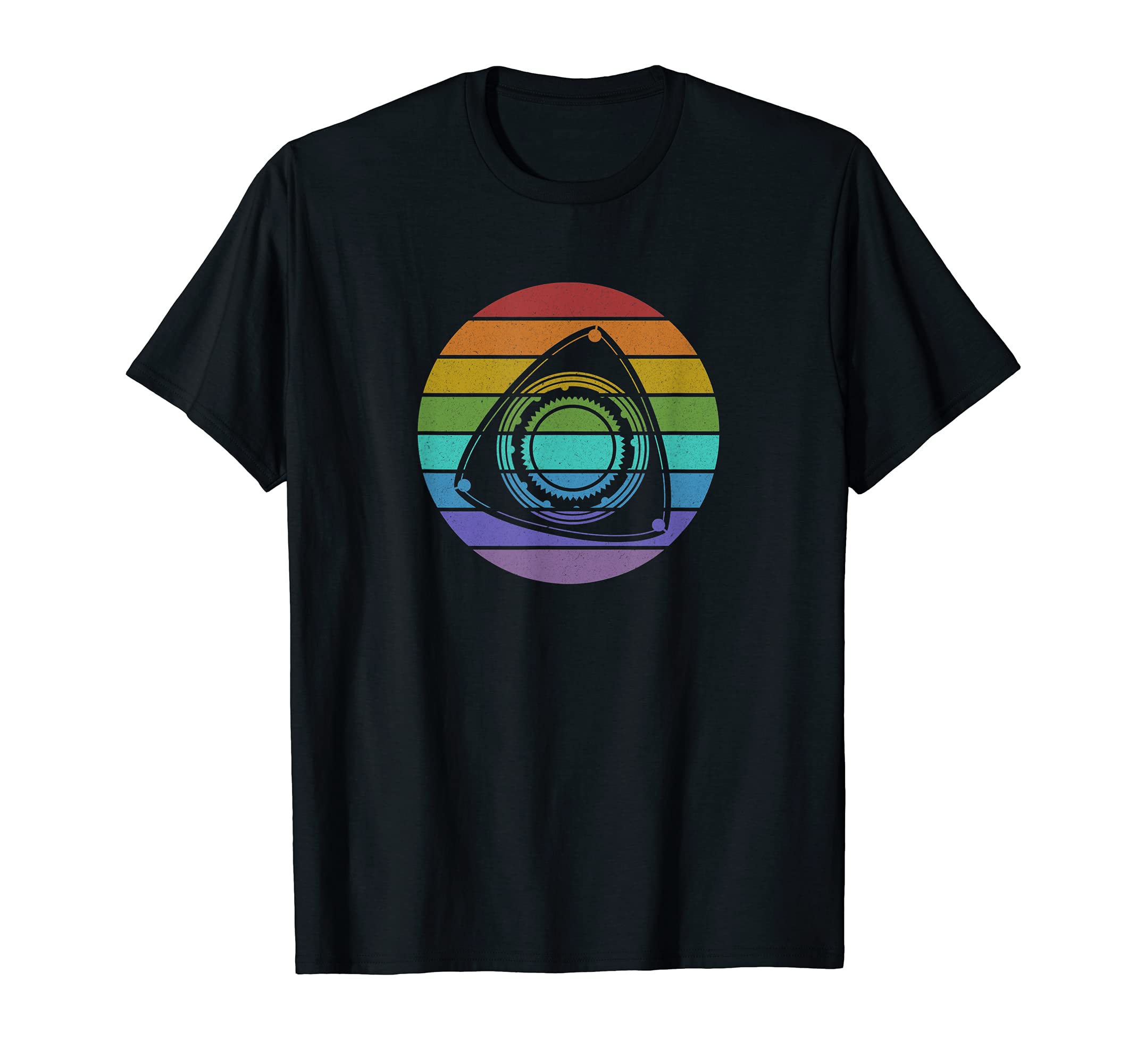 Stripes Wankel Rotary Engine T-Shirt - Graphic Print Unisex - T-Shirt, Sweatshirt, Hoodie