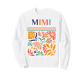 Mimi Boho Floral Folk Art Flowers Sweatshirt - Graphic Print for Adults - T-Shirt, Sweatshirt, Hoodie