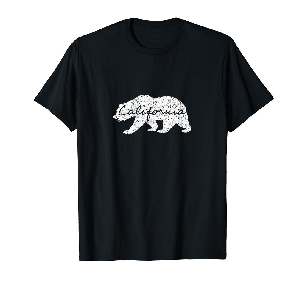 California Bear Distressed Handwritten T-Shirt - Unique Graphic Unisex - T-Shirt, Sweatshirt, Hoodie