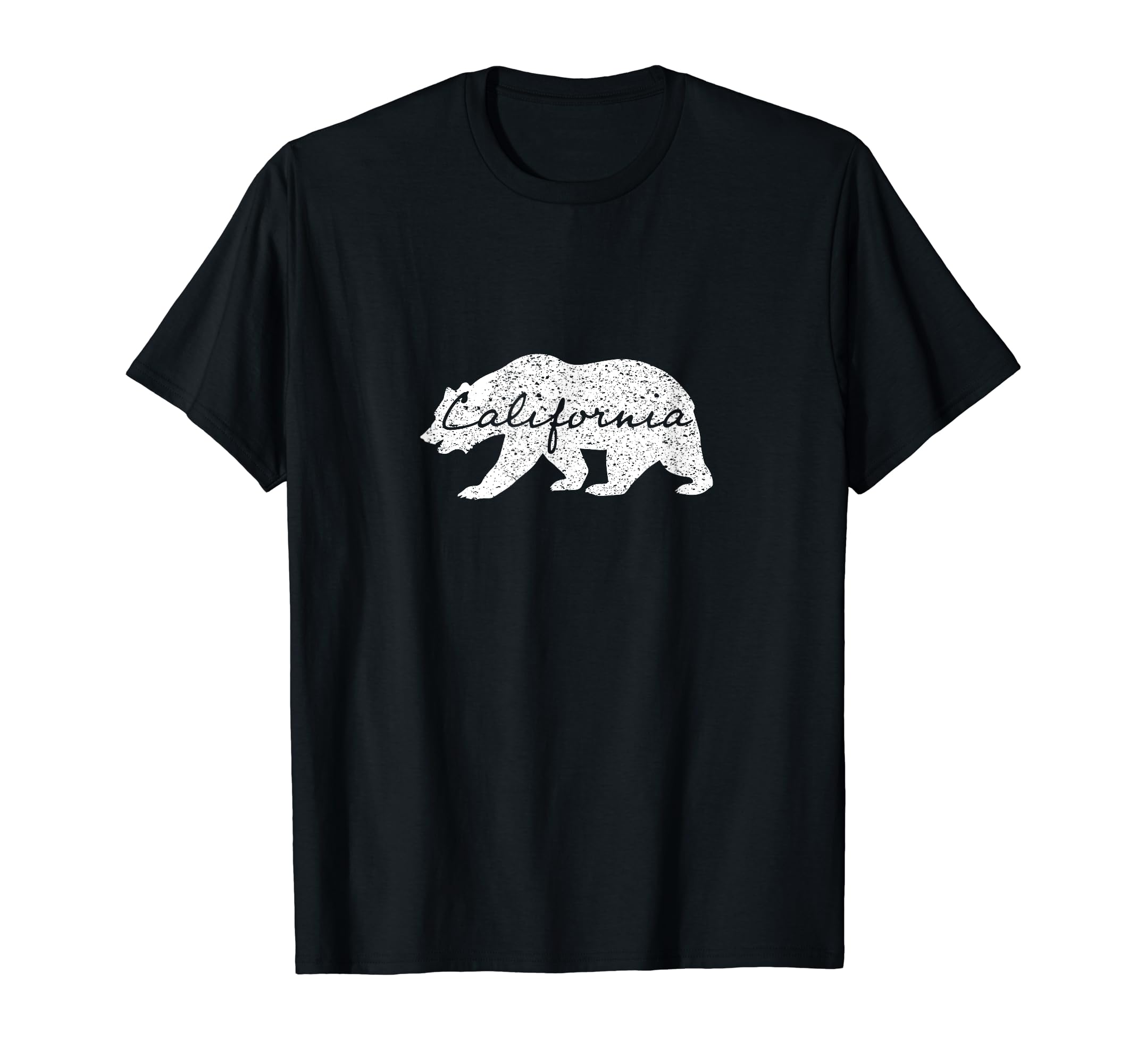 California Bear Distressed Handwritten T-Shirt - Unique Graphic Unisex - T-Shirt, Sweatshirt, Hoodie