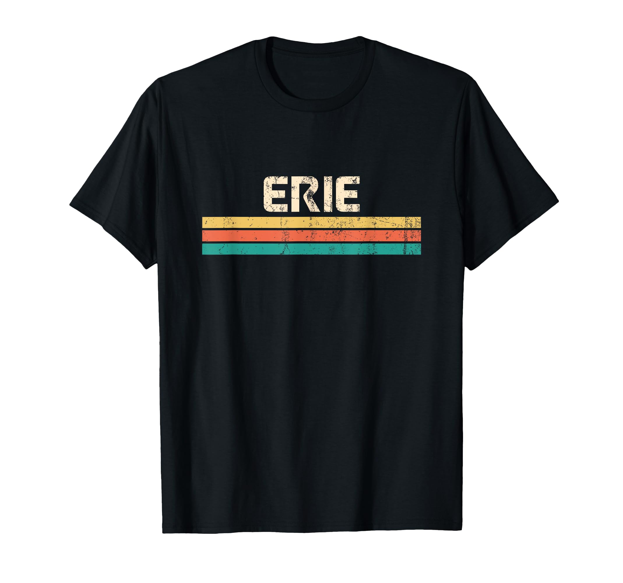 Erie Pennsylvania 70S Stripes T-Shirt - Casual Everyday Wear Unisex - T-Shirt, Sweatshirt, Hoodie