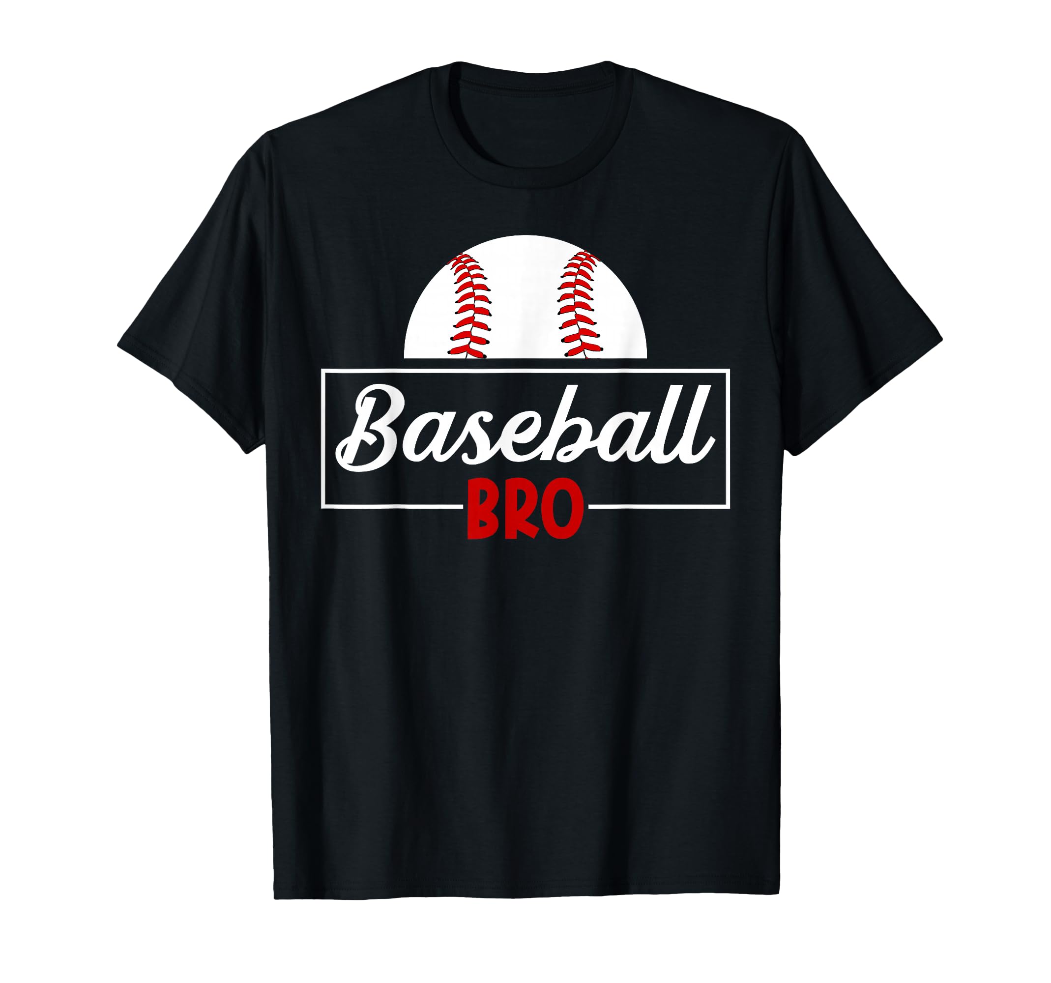 Baseball Bro Proud Baseball Brother T-Shirt - Custom Art Print Men Women - T-Shirt, Sweatshirt, Hoodie
