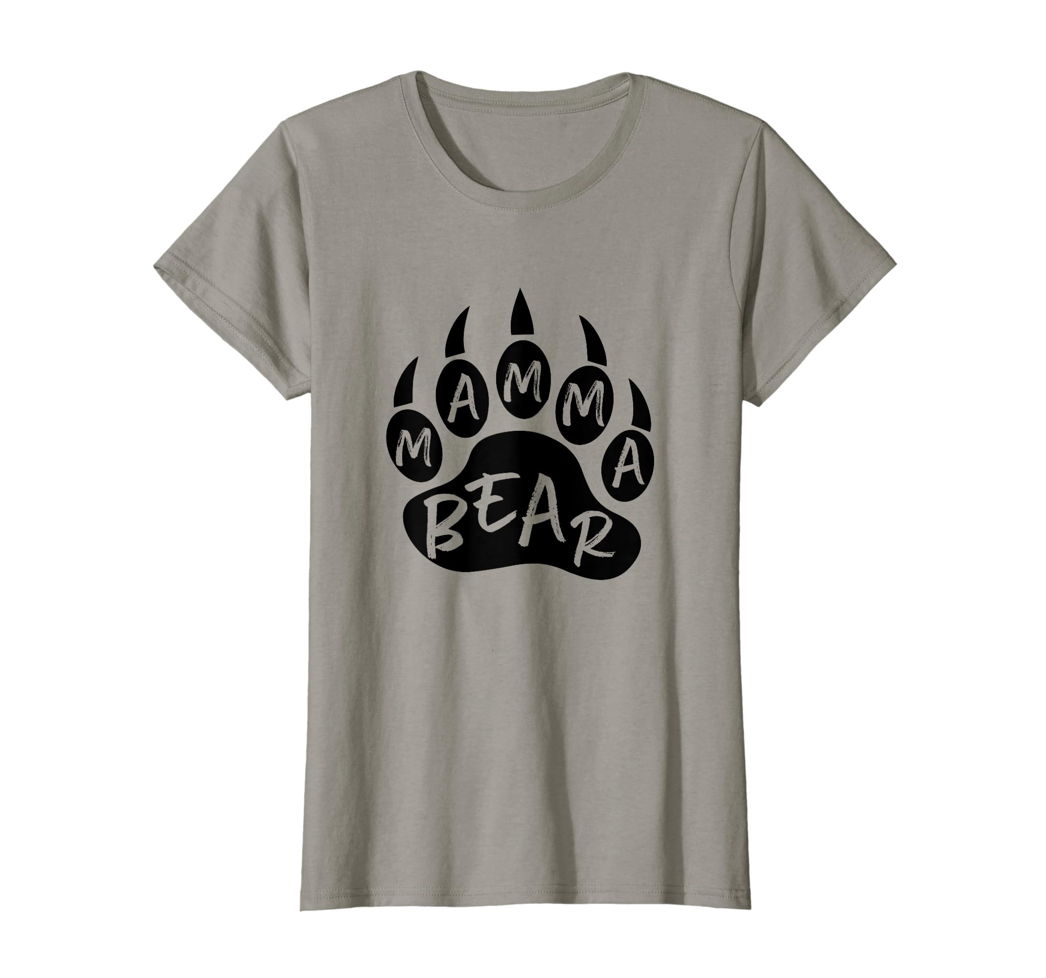 Womens Mamma Bear Bear Paw Distressed T-Shirt - Casual Everyday Wear Unisex - T-Shirt, Sweatshirt, Hoodie