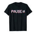 Glitch Vcr Vhs Tape 80S Pause T-Shirt - Casual Everyday Wear for Adults - T-Shirt, Sweatshirt, Hoodie