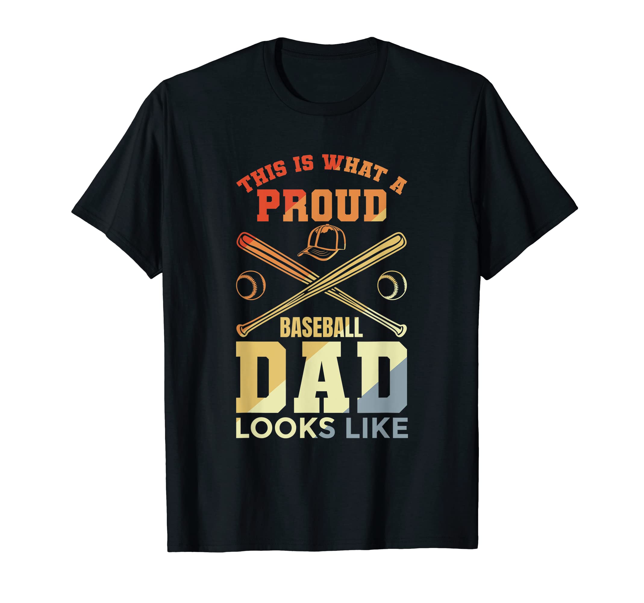 Mens Funny Baseball Dad Baseball T-Shirt - Aesthetic Graphic Men Women - T-Shirt, Sweatshirt, Hoodie