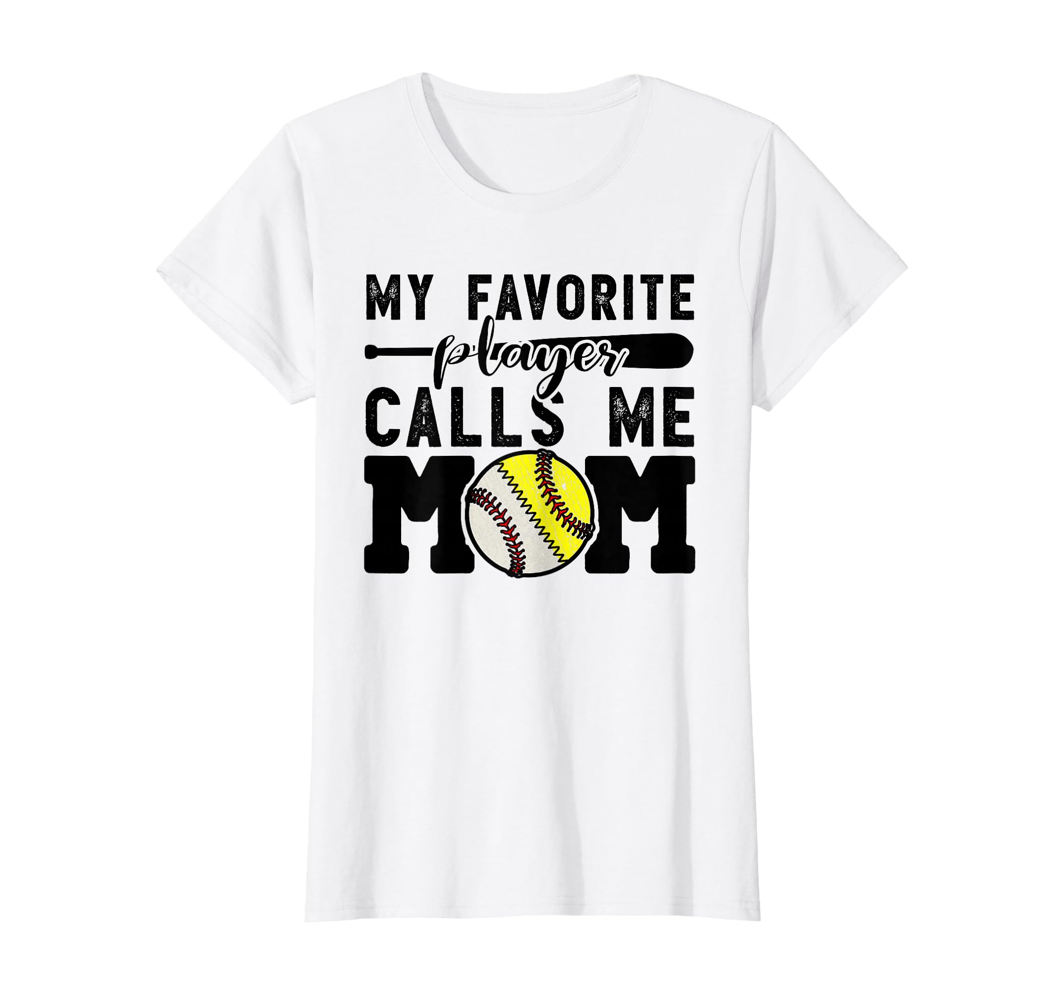 My Favorite Player Calls Me Mom Baseball T-Shirt - Graphic Print Men Women - T-Shirt, Sweatshirt, Hoodie