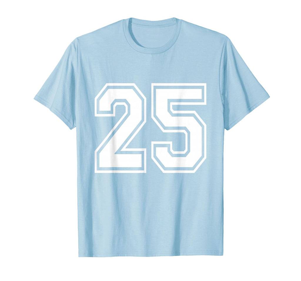 Number 25 Varsity Sports Team Jersey T-Shirt - Streetwear Style Unisex - T-Shirt, Sweatshirt, Hoodie