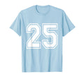 Number 25 Varsity Sports Team Jersey T-Shirt - Streetwear Style Unisex - T-Shirt, Sweatshirt, Hoodie