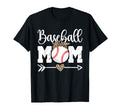 Leopard Baseball Mom Cheering Mothers Day T-Shirt - Minimalist Print Unisex - T-Shirt, Sweatshirt, Hoodie