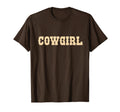 Cowgirl Aesthetic Y2K 90S Beige Brown T-Shirt - Aesthetic Graphic Unisex - T-Shirt, Sweatshirt, Hoodie