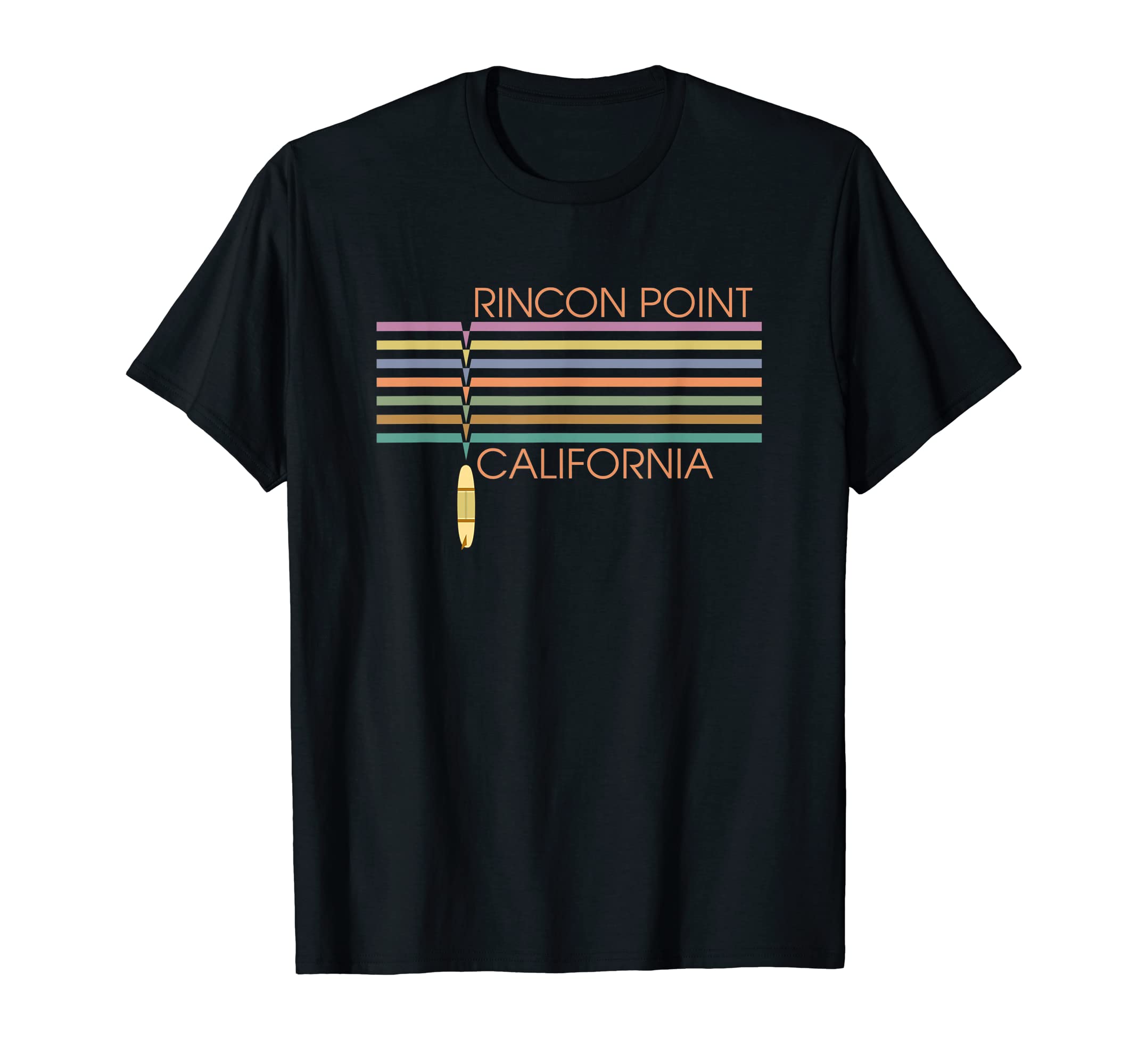 Rincon Point California Surfing Vibe T-Shirt - Streetwear Style Men Women - T-Shirt, Sweatshirt, Hoodie