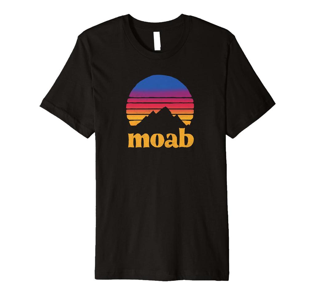 Moab Utah Distressed Sunset T-Shirt - Trendy Graphic Unisex - T-Shirt, Sweatshirt, Hoodie
