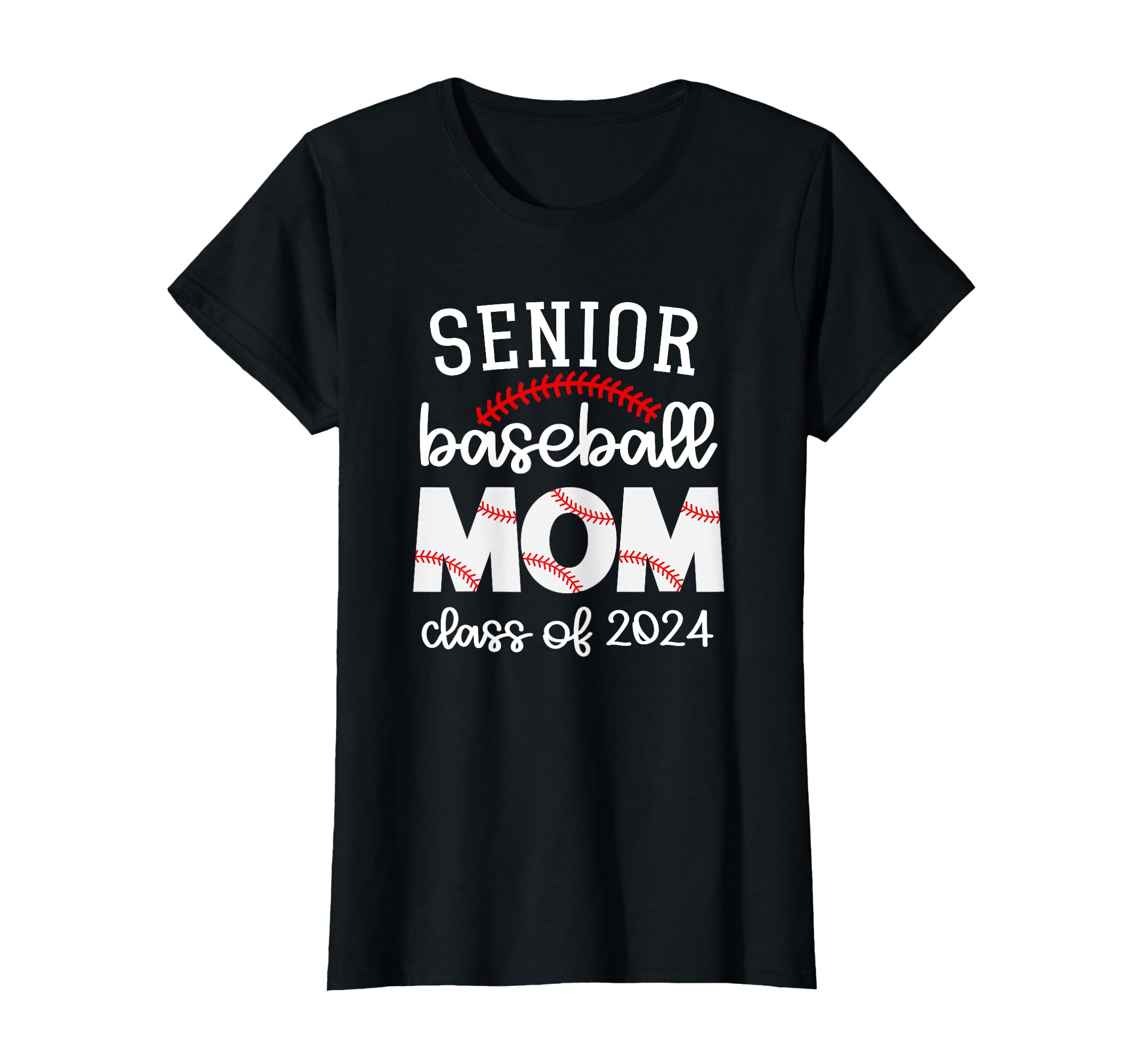 Senior Baseball Mom Class 2024 Baseball T-Shirt - Graphic Print Men Women - T-Shirt, Sweatshirt, Hoodie