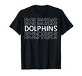 Dolphins School Sports Team Mascot Town T-Shirt - Graphic Print for Adults - T-Shirt, Sweatshirt, Hoodie