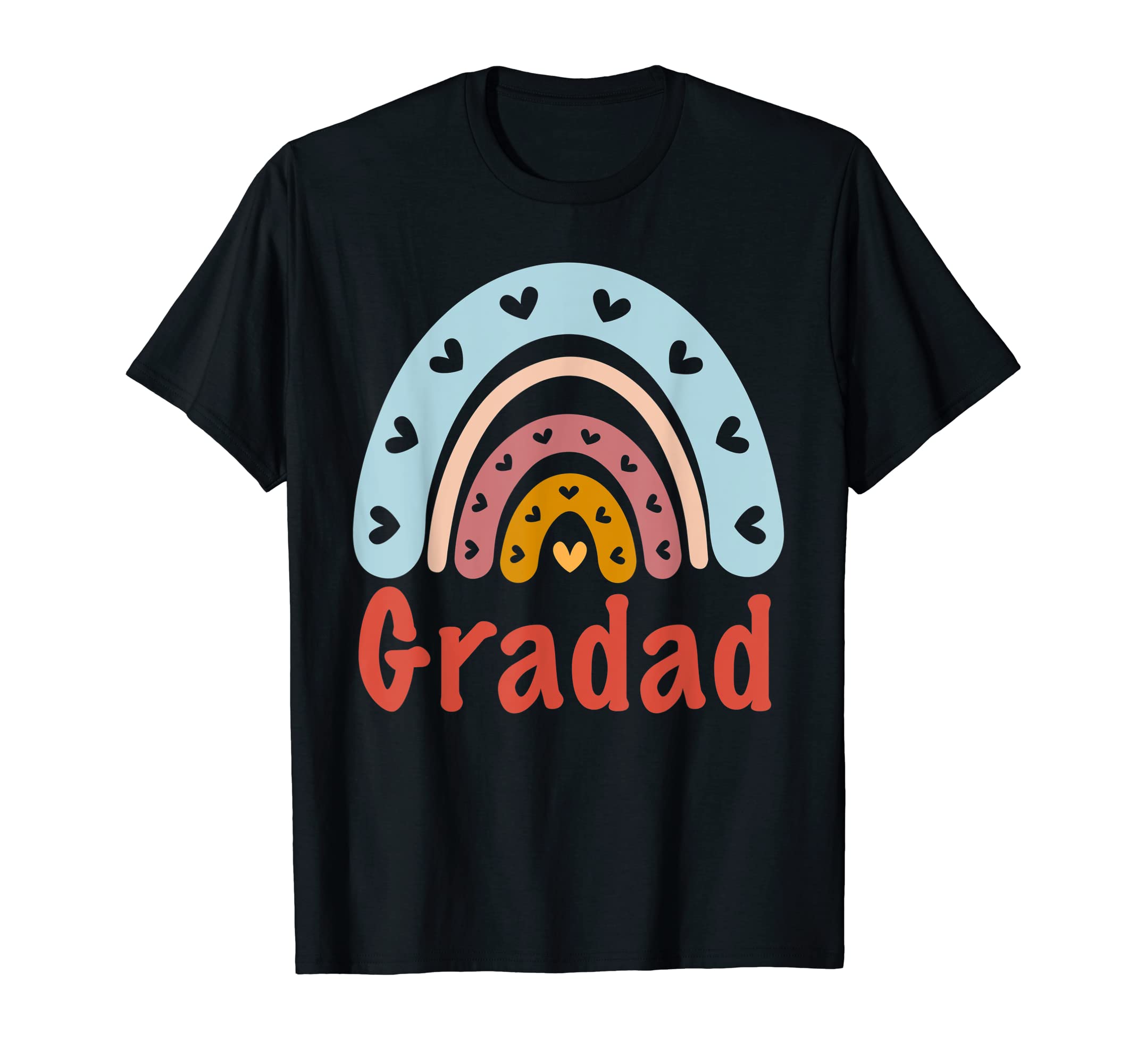 Gradad Birthday Rainbow Boho Gradad T-Shirt - Unique Graphic Men Women - T-Shirt, Sweatshirt, Hoodie