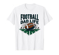 Football Dad Life Proud Father Game T-Shirt - Minimalist Print Men Women - T-Shirt, Sweatshirt, Hoodie