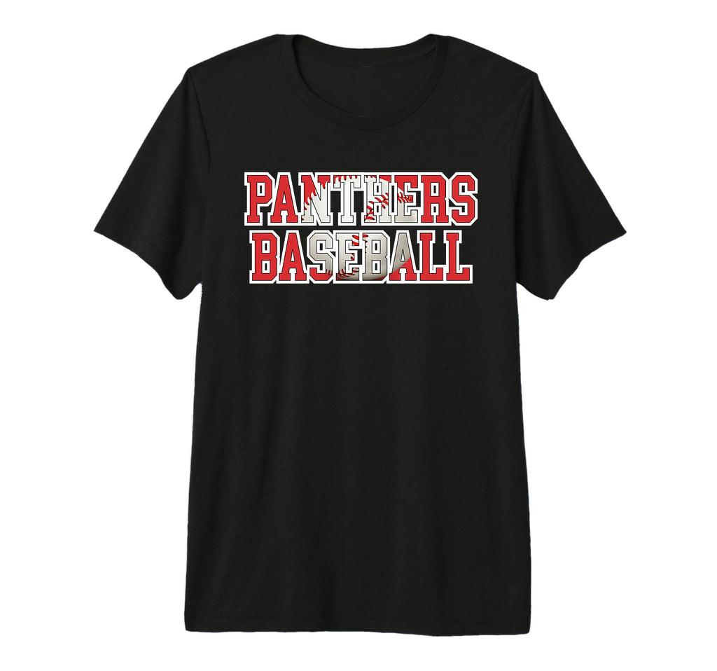 Red Panthers Baseball Mom Mascot Sports T-Shirt - Trendy Graphic Unisex - T-Shirt, Sweatshirt, Hoodie