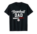 Mens Baseball Dad Fathers Day Baseball T-Shirt - Minimalist Print Unisex - T-Shirt, Sweatshirt, Hoodie