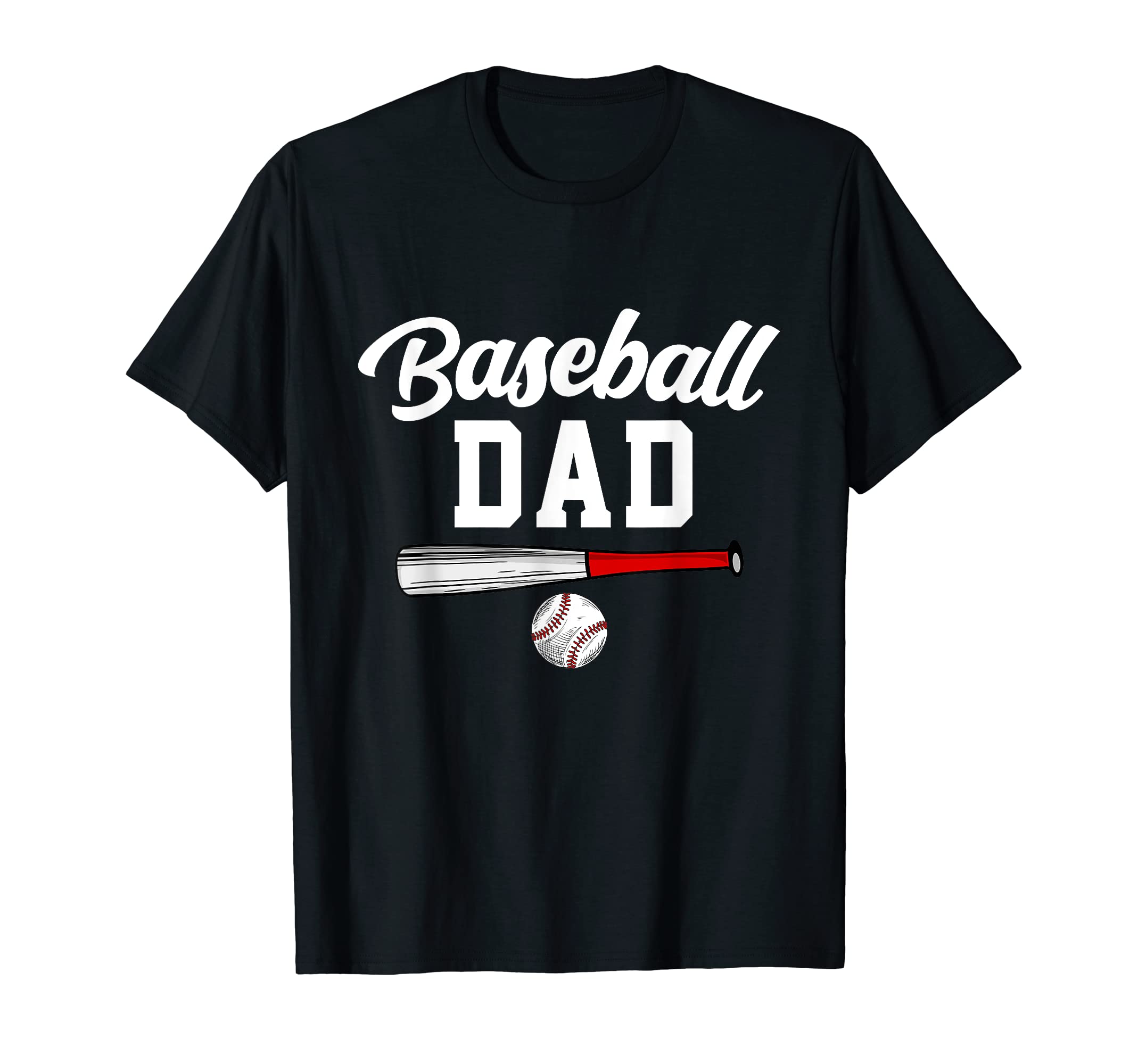 Mens Baseball Dad Fathers Day Baseball T-Shirt - Minimalist Print Unisex - T-Shirt, Sweatshirt, Hoodie