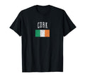 Cork Ireland Flag Distressed T-Shirt - Trendy Graphic Men Women - T-Shirt, Sweatshirt, Hoodie