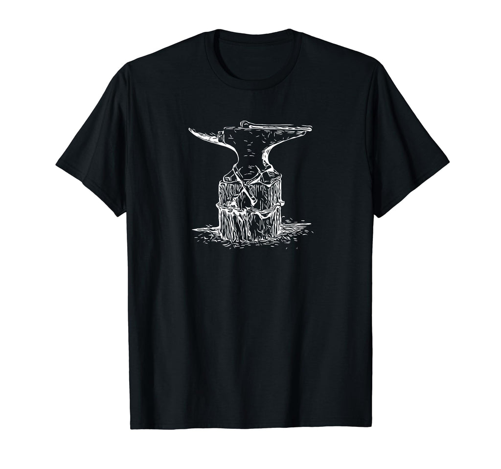 Distressed Blacksmithing Forge T-Shirt - Casual Everyday Wear for Adults - T-Shirt, Sweatshirt, Hoodie