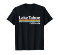 Lake Tahoe California Stripes T-Shirt - Graphic Print for Adults - T-Shirt, Sweatshirt, Hoodie