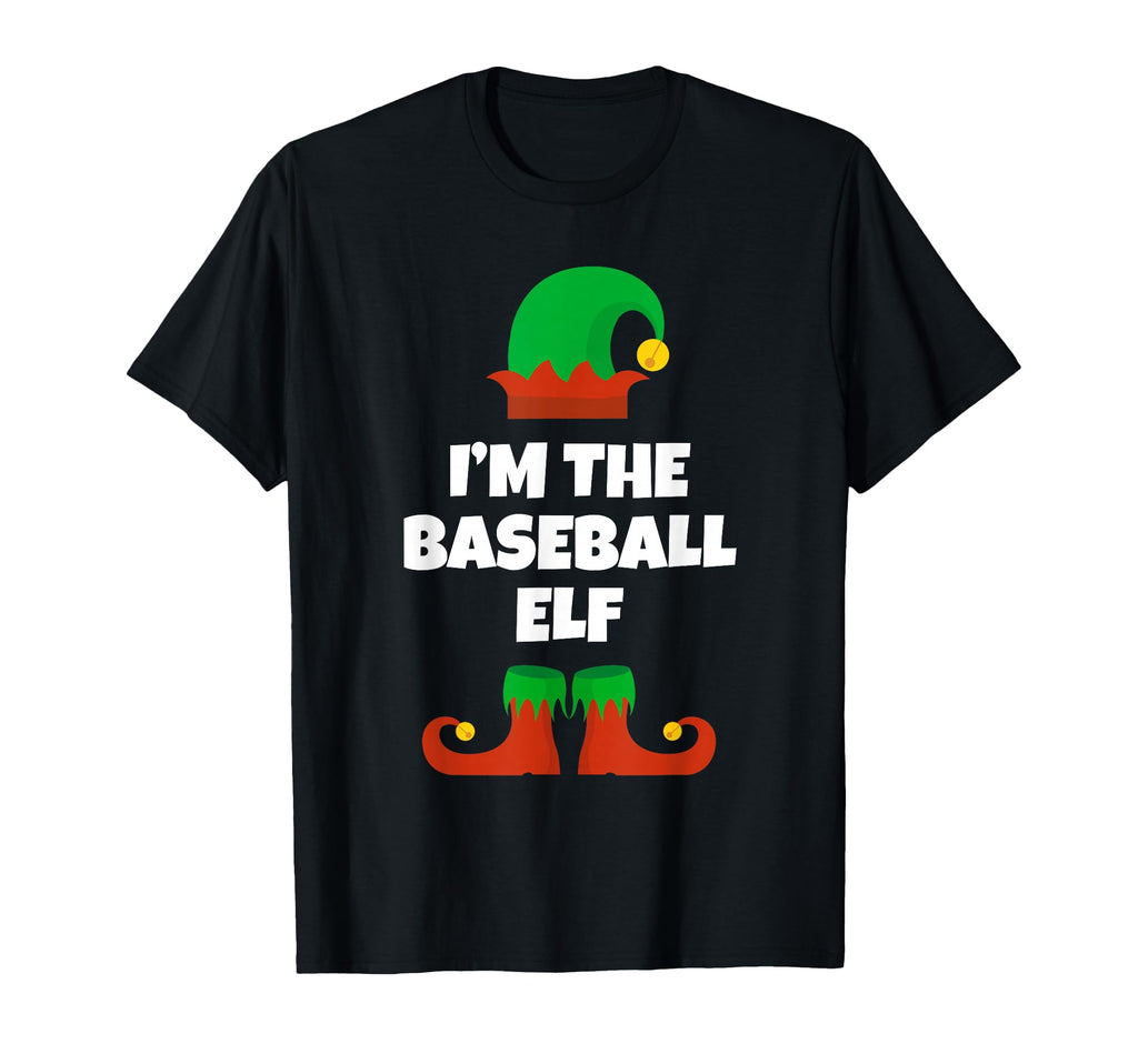 Im Baseball Elf Family Pajama Funny T-Shirt - Minimalist Print for Adults - T-Shirt, Sweatshirt, Hoodie